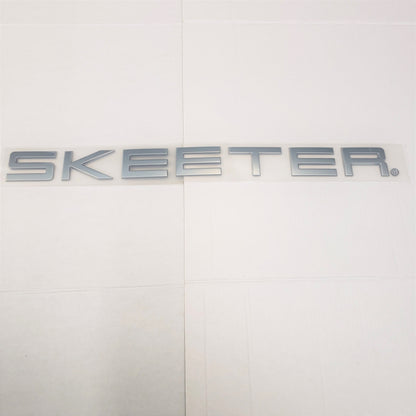 New Authentic Chrome Skeeter Emblem 25" X 2 1/4"  91171412