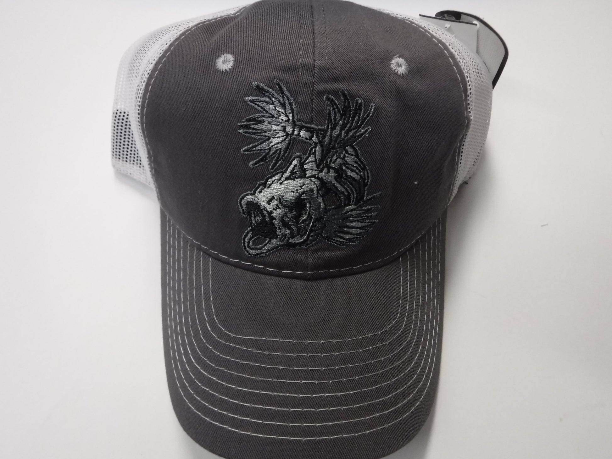 Gray/ Off White Mesh