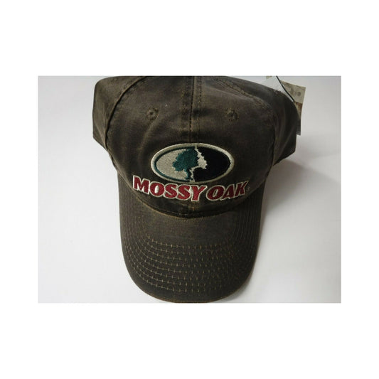 New Authentic Mossy Oak Hat Green Tree Brown/ Red Mossy Oak