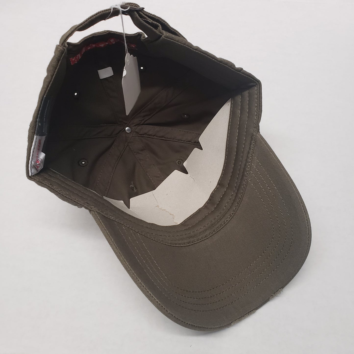 New Authentic Mercury Marine Hat Combat/Army Green/ Red Logo