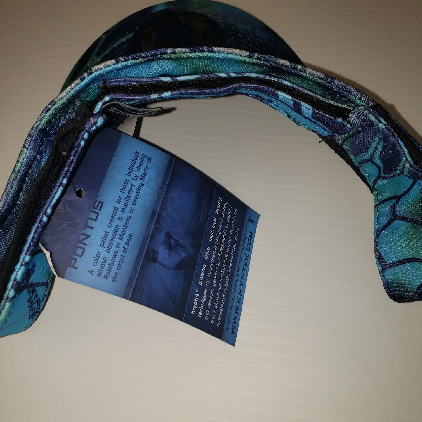 New Calcutta Visor Kryptek Pontus With Logo/ Adjustable