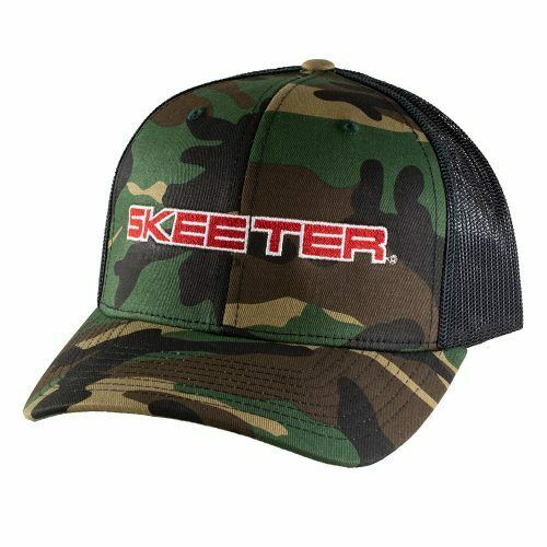 New Authentic Skeeter Richardson Hat Black Camo Trucker