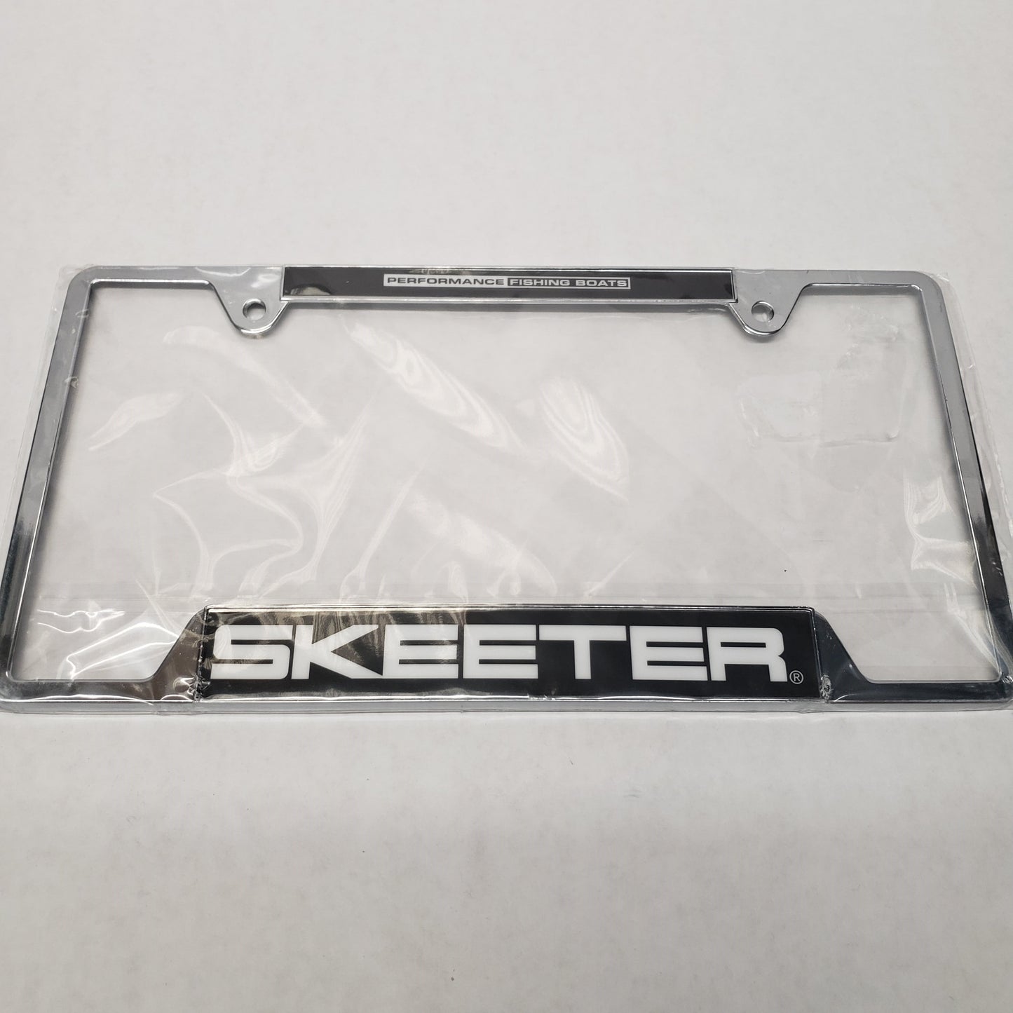 New Skeeter Metal License Plate Frame Black Skeeter