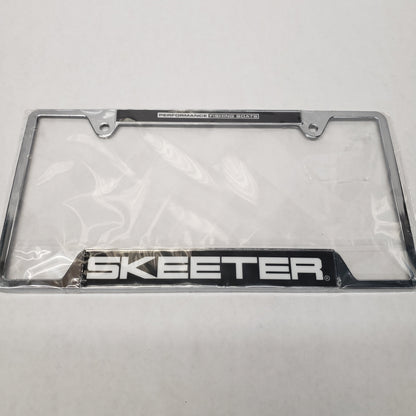 New Skeeter Metal License Plate Frame Black Skeeter