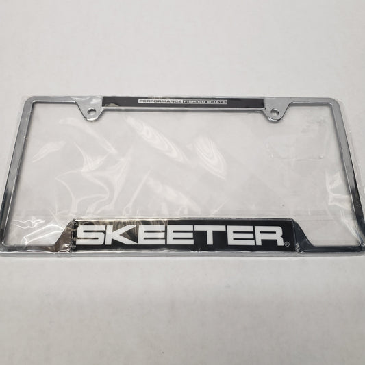 New Skeeter Metal License Plate Frame Black Skeeter