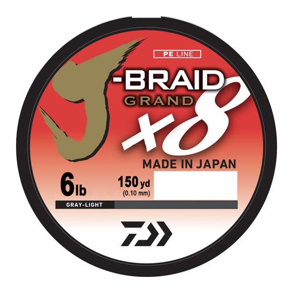 Daiwa J-Braid Grand X8 150yd
