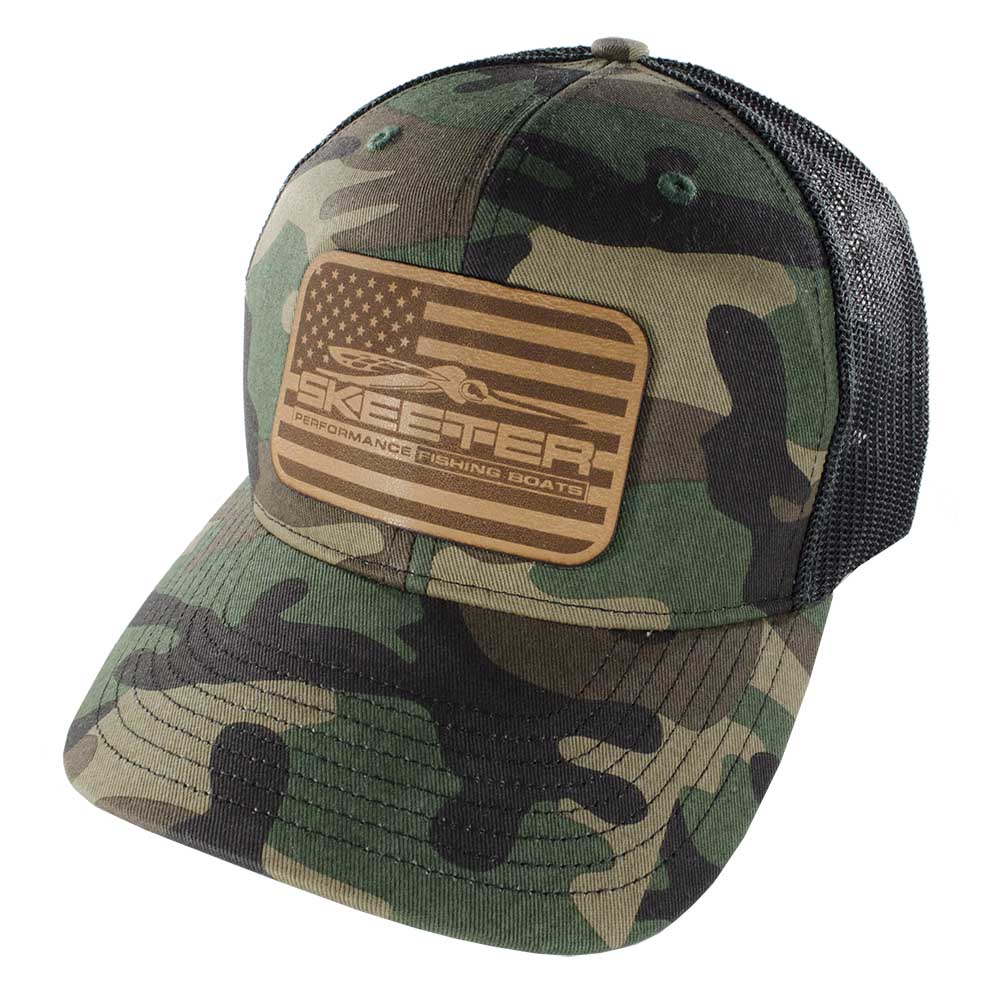 New Authentic Skeeter Richardson Camo Patch Hat