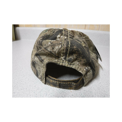 New Authentic MotorGuide Hat Faux Leather Camo/ Realtree Back