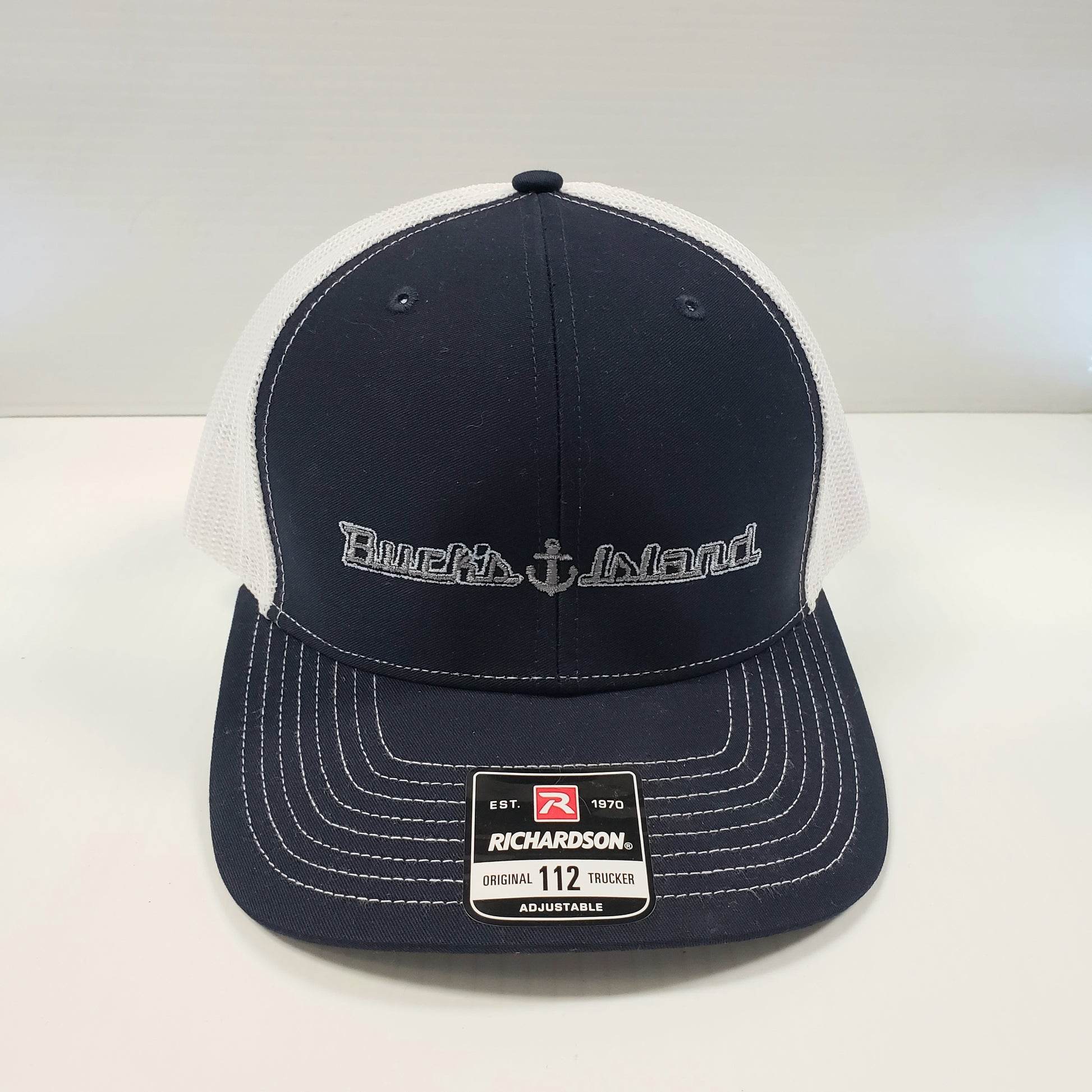 Navy/ White Mesh/ Gray  Logo