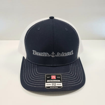 Navy/ White Mesh/ Gray  Logo