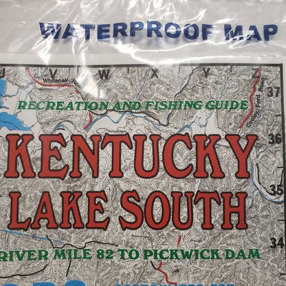 Atlantic Mapping GPS Waterproof Map Kentucky Lake South