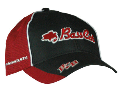 Bass Cat MERCURY Hat-Black/Red Cloth