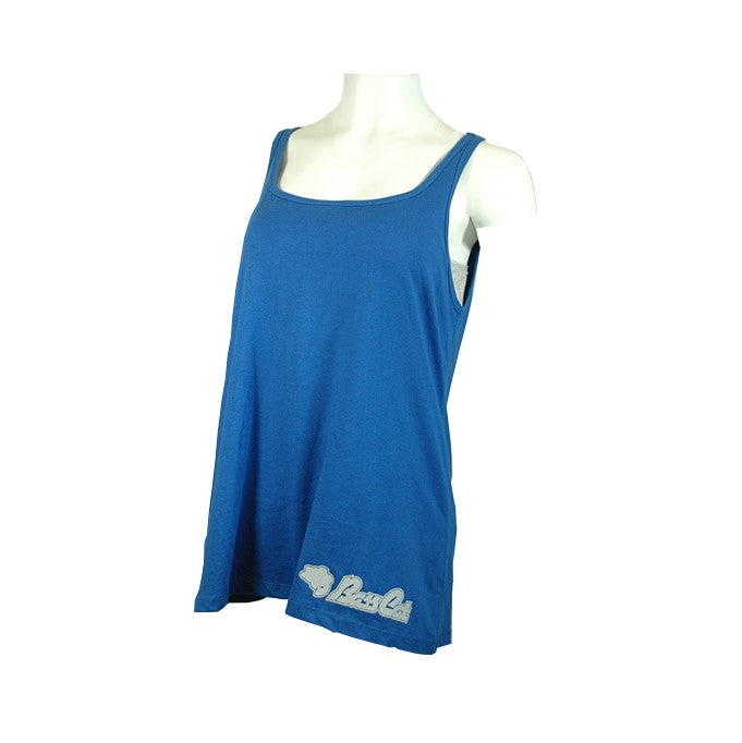 Bass Cat Relaxed Jersey Tank - True Blue