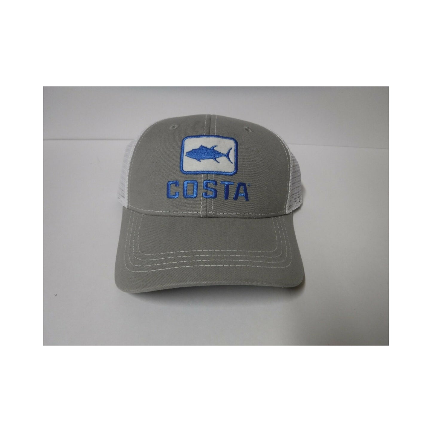 Tuna -Gray with White Mesh