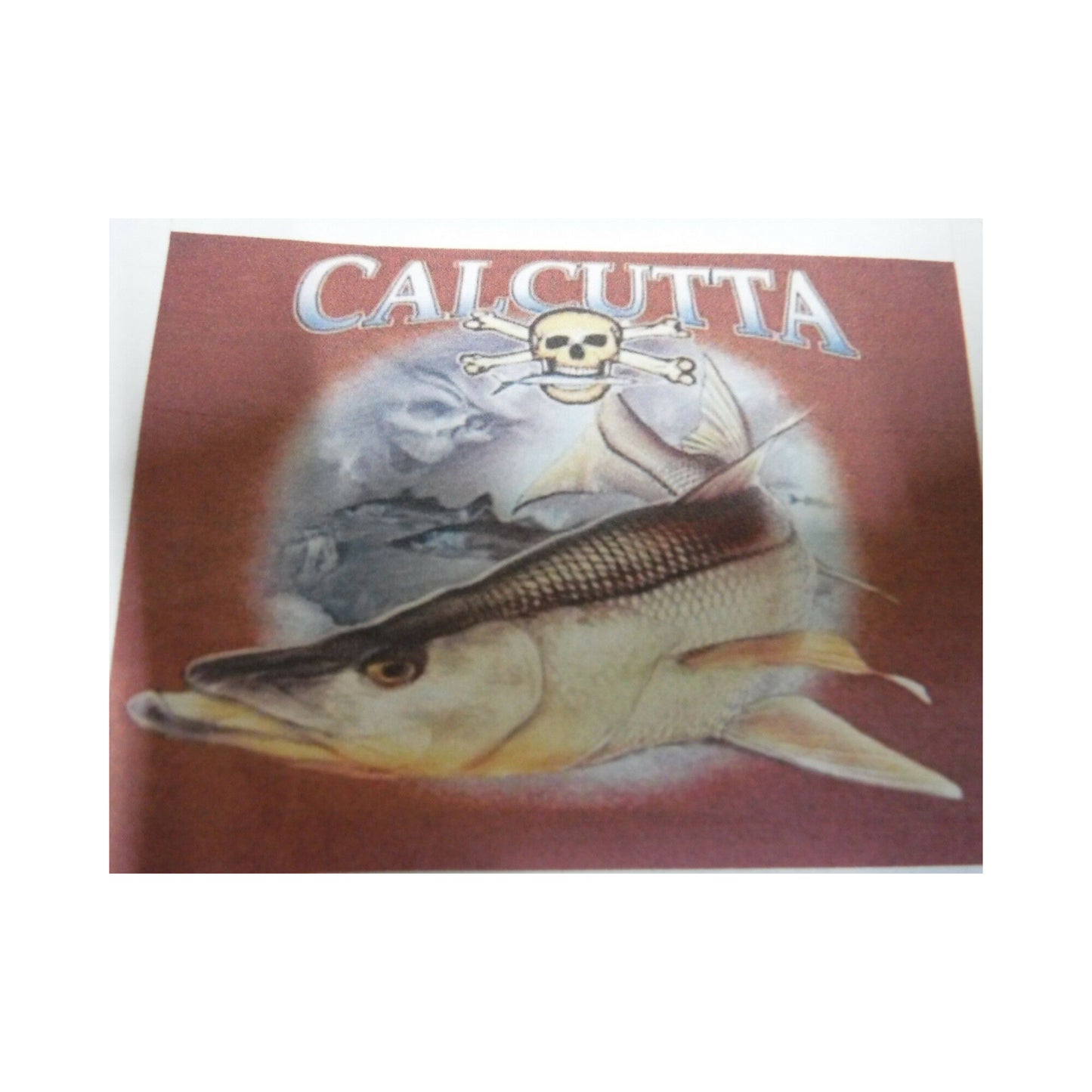 New Authentic Calcutta S/S Shirt Rust/ Back Snook- Large