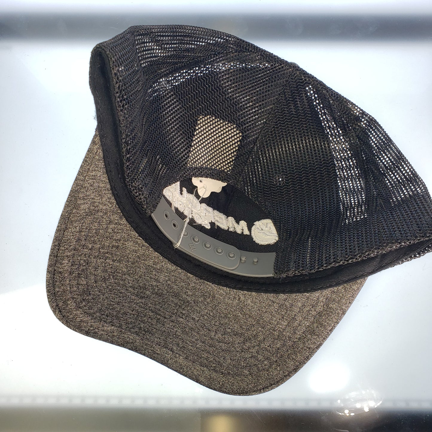 New Authentic Mercury Marine Hat Go Boldly Richardson Trucker Gray/ Black Mesh