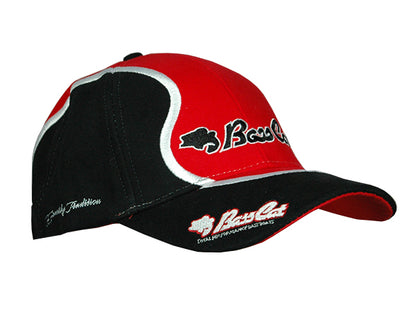 Bass Cat- Quest Hat- Red/Black
