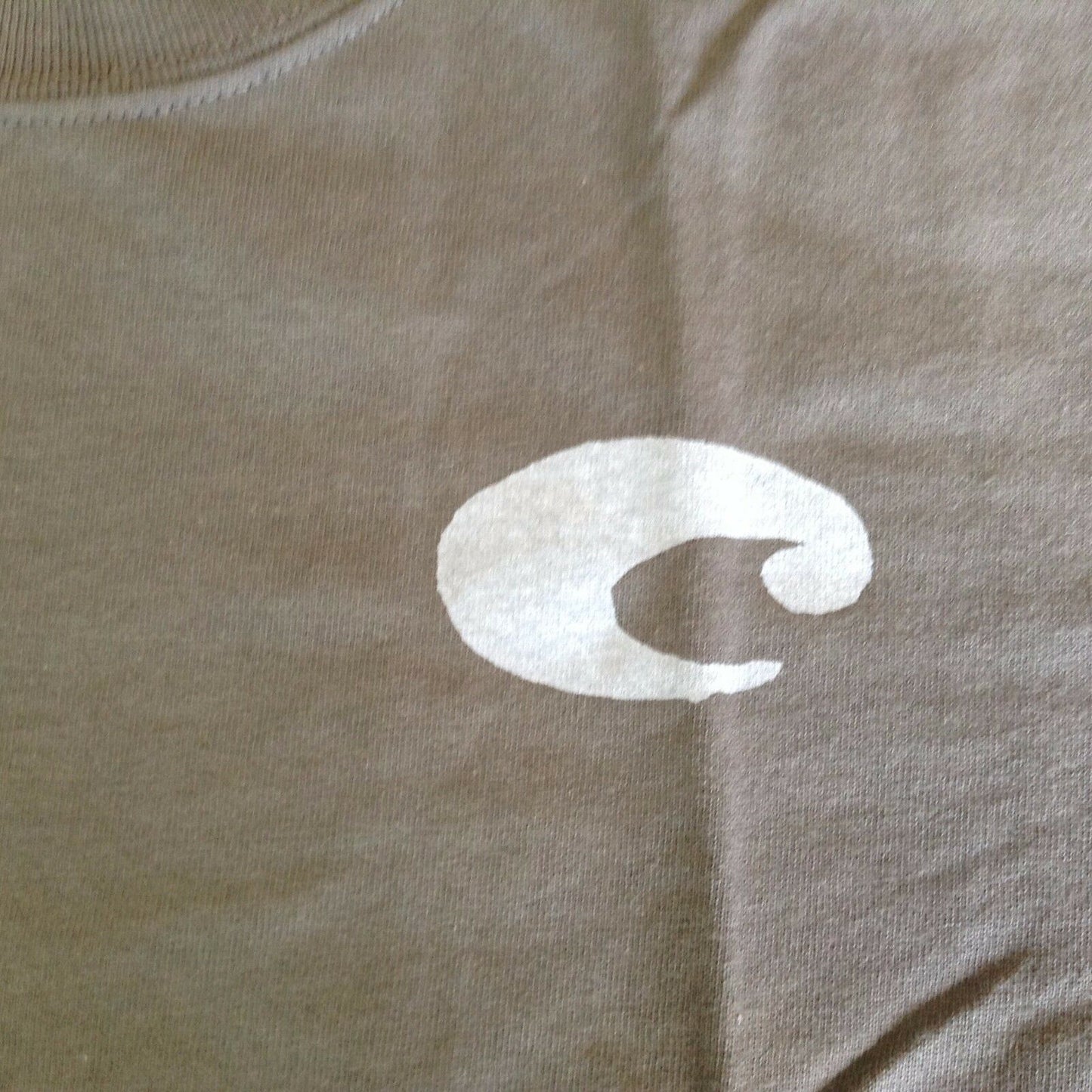New Authentic Costa Short Sleeve T-Shirt High Tide Gray Medium