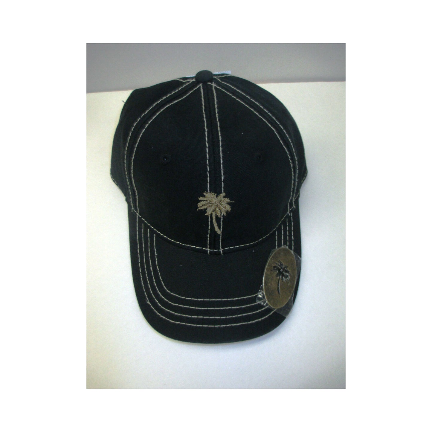 Black/ Palm Tree Logo/ Bottle Opener on bill