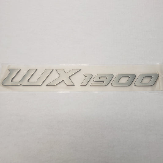 New Authentic Skeeter WX1900 Series Decal Silver 15.5" X 2"
