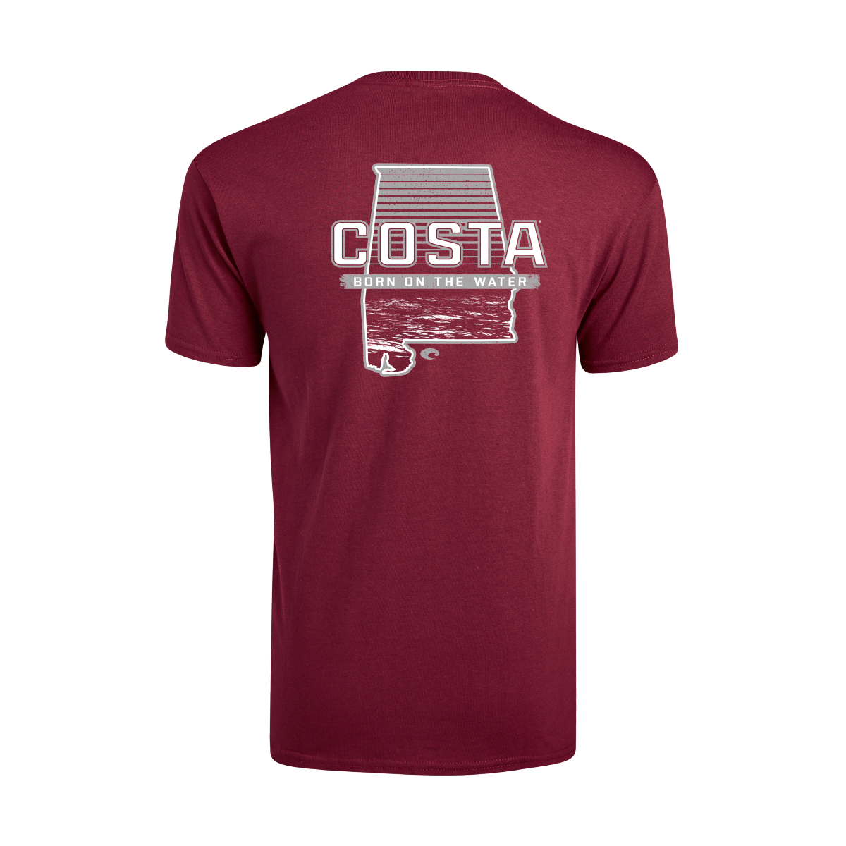 New Authentic Costa BTO Scrimmage AL short sleeve Crimson XL