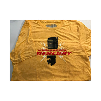 New Authentic Mercury SS Shirt XL -Phantom Yellow Kiekhaefer Motor