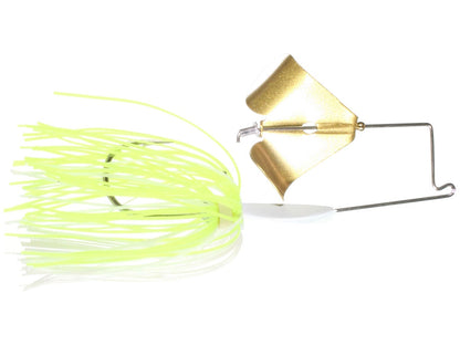 White & Chartreuse/ Gold Blade