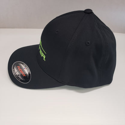 New Authentic Limited Edition Black/Neon logo Flex Fit Skeeter Hat