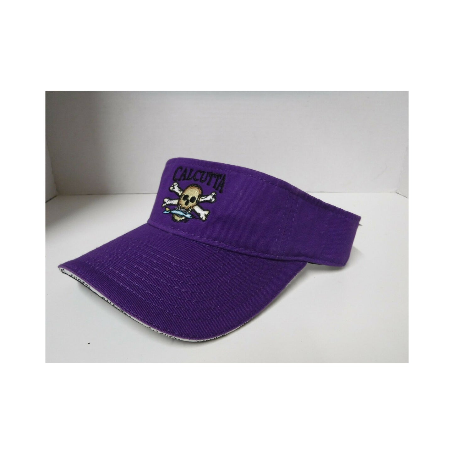 New Calcutta Visor With Logo/ Adjustable PURPLE