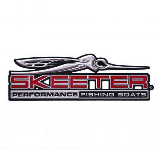 New Authentic Skeeter with Bug Emblem Red/ White/ Black/ Domed 12"