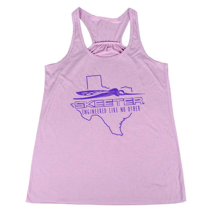 New Authentic Skeeter Ladies Flowy Racerback Tank