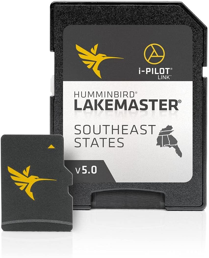 Humminbird Lakemaster Southeast States Map Card