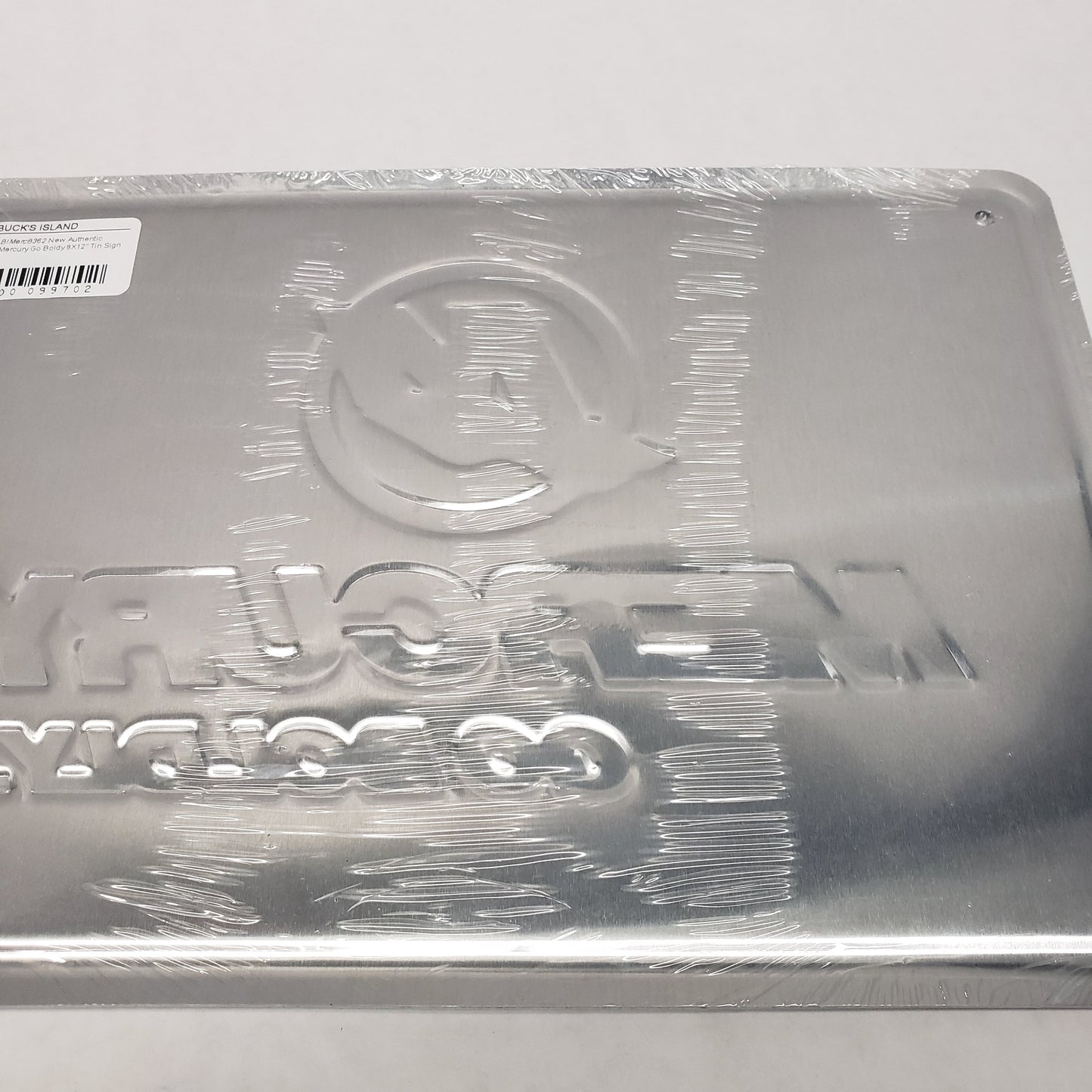 New Authentic Mercury Go Boldy 8X12" Tin Sign