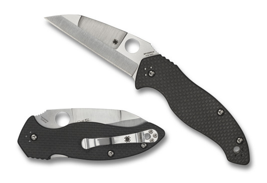New Spyderco Canis Plain CF CPMS30V