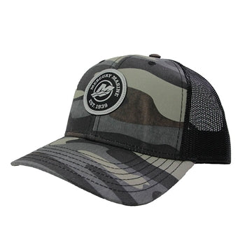 New Authentic Mercury Marine Dark Camo Hat, Black Camo