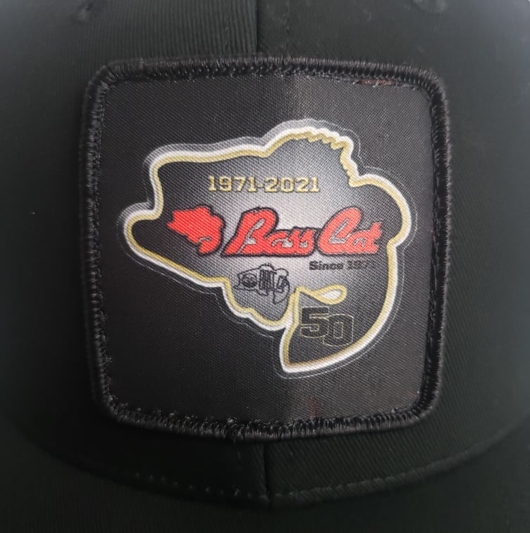 Bass Cat Hat-50th Anniversary Black/Black Mesh