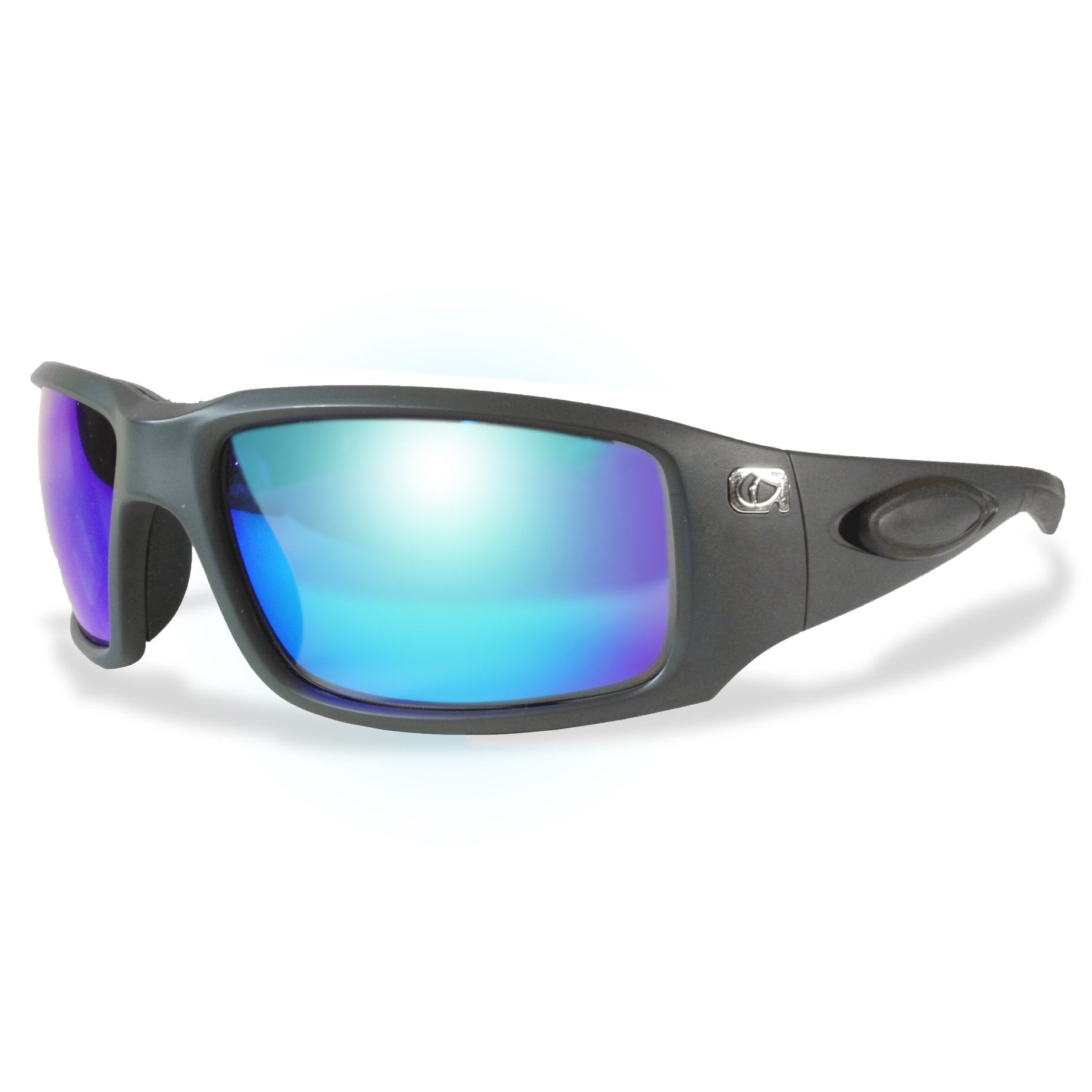 Gunmetal Frame with ANSI Rated Blue Shock Lens