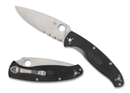 Spyderco Resilience Lightweight Plain Black Frn C142PBK