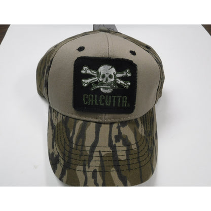 New Authentic Calcutta Hat Tan/ Bill and Back Camo/ Black Patch Logo