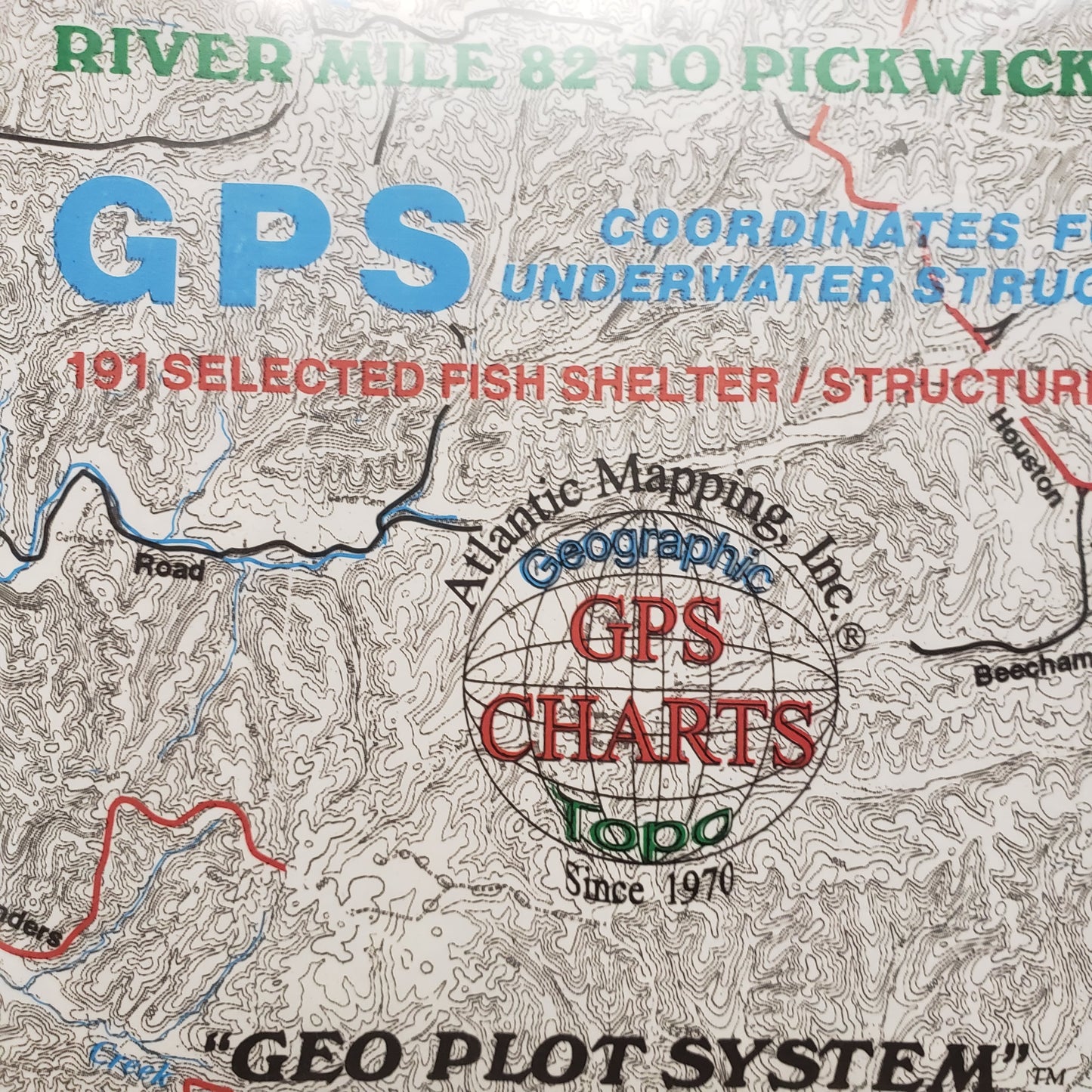 Atlantic Mapping GPS Waterproof Map Kentucky Lake South
