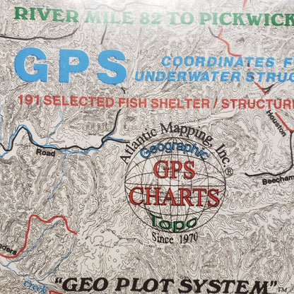 Atlantic Mapping GPS Waterproof Map Kentucky Lake South