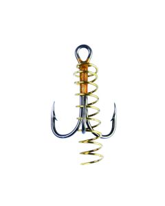 Eagle Claw 2X Treble Soft Bait W/Spring Bronze