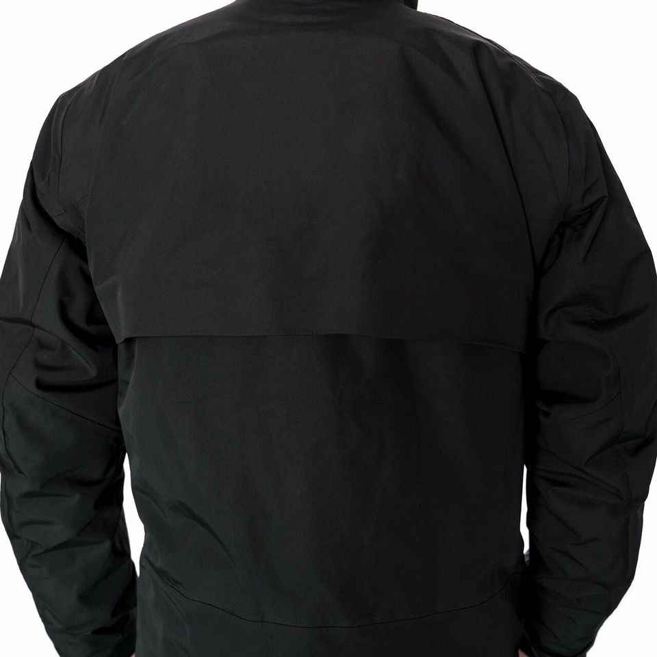 Buck N Bass Reservoir Rain Shell Jacket Black Xlarge