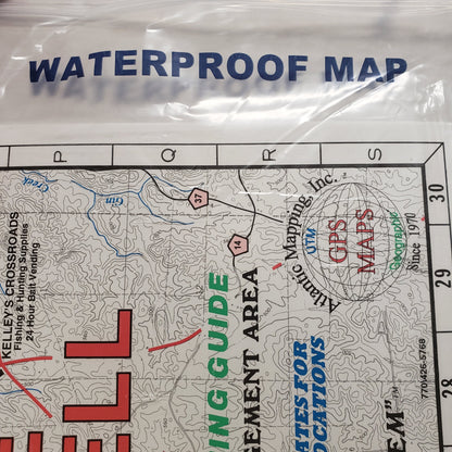 Atlantic Mapping GPS Waterproof Map Lake Mitchell