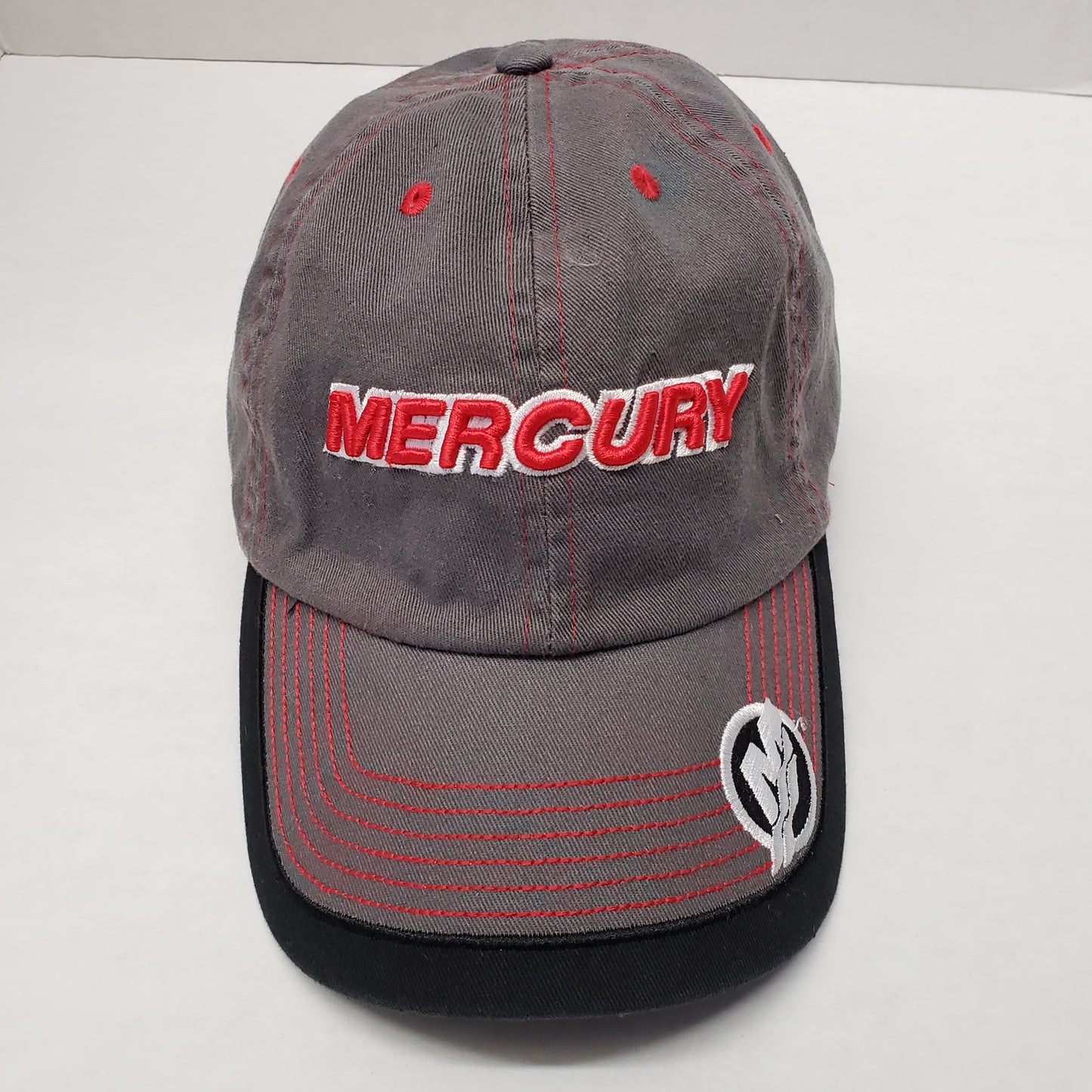 New Authentic Mercury Marine Hat Honcho Hat Gray