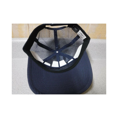 New Authentic Calcutta All Mesh Hat  Navy with Circle Patch