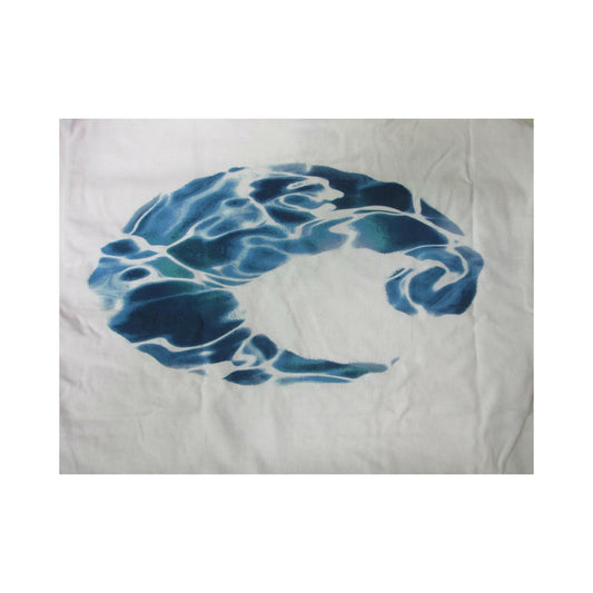 New Authentic Costa Short Sleeve T-Shirt Water Wave Born on the Water  White Small