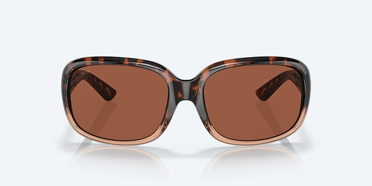 New Authentic Costa Sunglasses-Gannet -Shiny Tortoise Fade Frame/Copper Polycarbonate Lens-580P