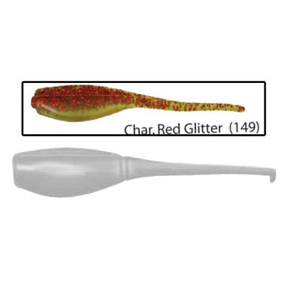 CHARTREUSE RED GLITTER