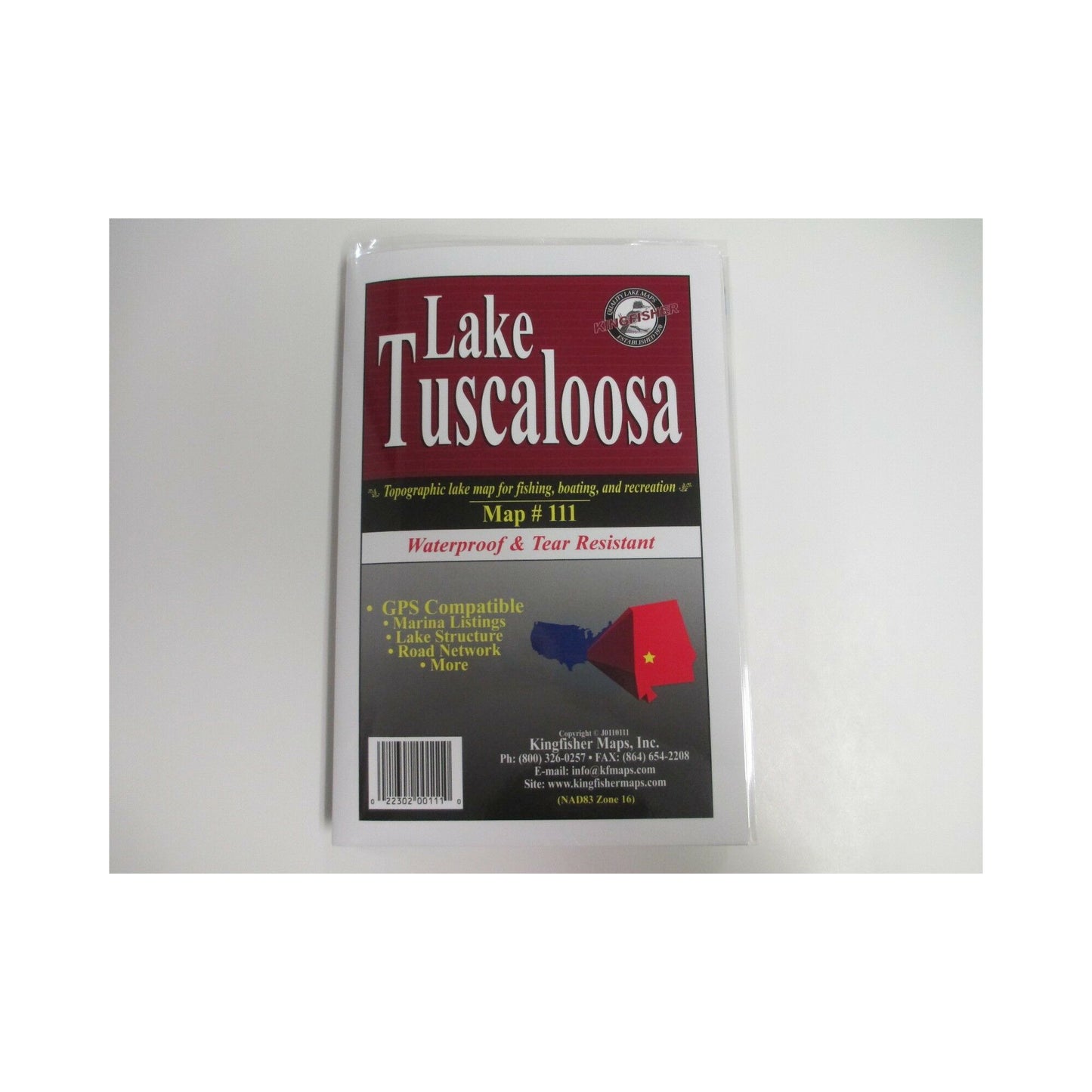 Kingfisher Waterproof Map